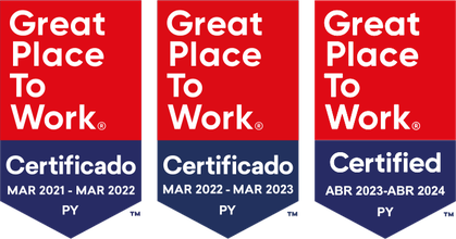 Great Place to Work® · Certified 2021-2022 · 2022-2023 · 2023-2024