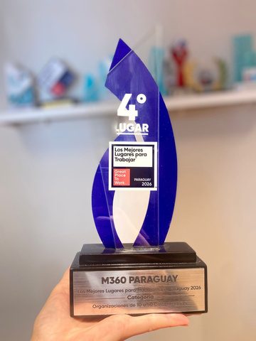 Great Place to Work trophy